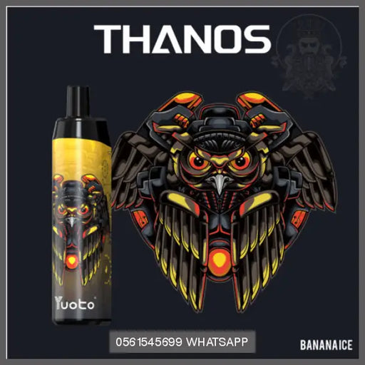 Banana Ice Yuoto Thanos 5000puffs Rechargeable  5% OV Store Arab Emirates  yuoto