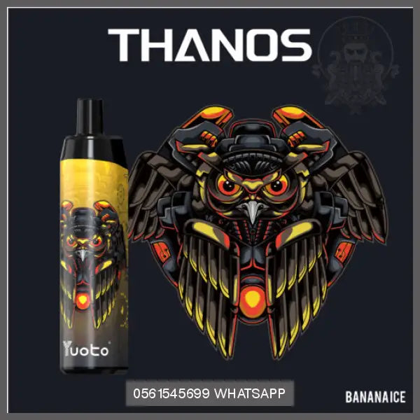 Banana Ice Yuoto Thanos 5000puffs Rechargeable  5% OV Store Arab Emirates  yuoto