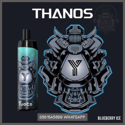Blueberry Ice Yuoto Thanos 5000puffs Rechargeable  5% OV Store Arab Emirates  yuoto