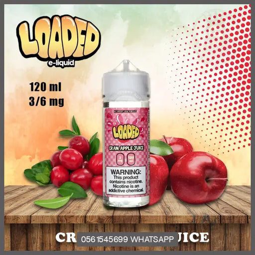 Cran Apple Juice By Loaded 120Ml E - Liquid