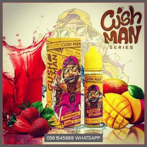 Cush Man Series – Mango Strawberry 60ML OV Store Arab Emirates  Nasty