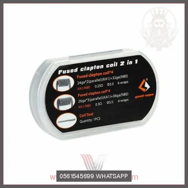GEEK VAPE PREBUILT CLAPTON 2-IN-1 COILS OV Store Arab Emirates  GeekVape