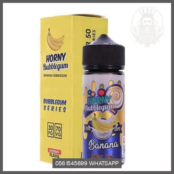 Horny Bubblegum Banana 100ML OV Store Arab Emirates  Horny