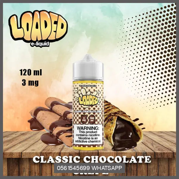 LOADED - CLASSIC CHOCOLATE CREPE 120ML OV Store Arab Emirates  Loaded