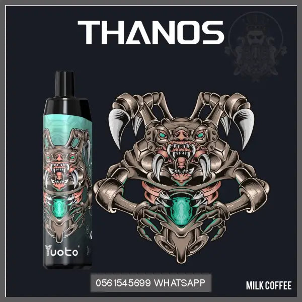 Milk Coffee Yuoto Thanos 5000puffs Rechargeable 5% OV Store Arab Emirates  yuoto