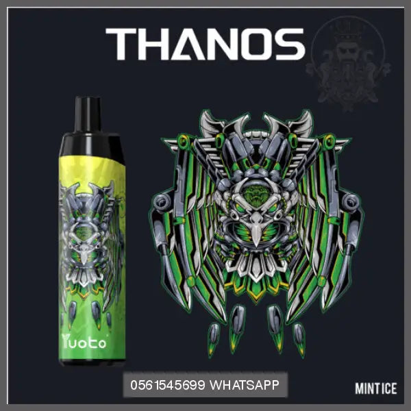 Mint Ice Yuoto Thanos 5000puffs Rechargeable  5% OV Store Arab Emirates  yuoto