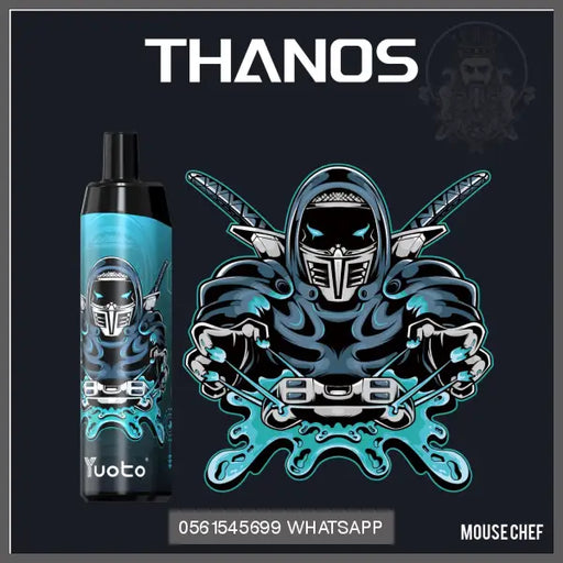 Mouse chef Yuoto Thanos 5000puffs Rechargeable 5% OV Store Arab Emirates  yuoto