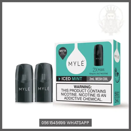 Myle Meta Replcamnt Pods Iced Mint Replacement Pod