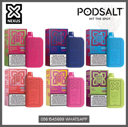 Pod Salt Nexus 6000 Puffs Disposable 20Mg Disposable