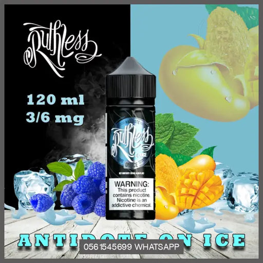 Ruthless Antidote On Ice Freeze Edition 120Ml Electronic Cigarettes