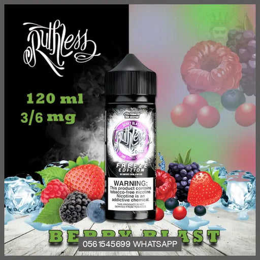 Ruthless Berry Blast Freeze Edition 120Ml Electronic Cigarettes
