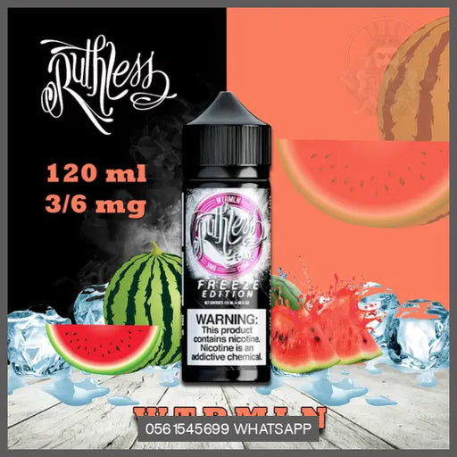 Ruthless Wtrmln Freeze Edition 120Ml Electronic Cigarettes