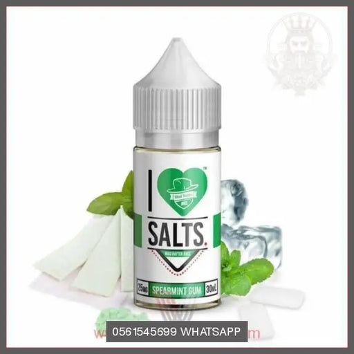 Spearmint Gum by I Love Salts Nicotine Salt eJuice OV Store Arab Emirates  I Love Salts
