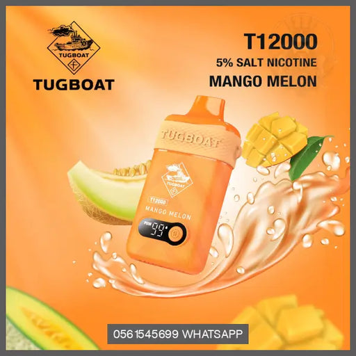 Tugboat T12000 Disposable Vape Mango Melon Disposable