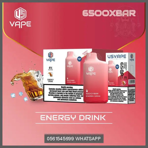 USVape Energy Drink 6500XBAR Disposable OV Store Arab Emirates  USVape