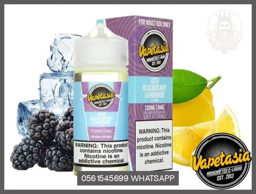Vapetasia Iced Blackberry Lemonade 100Ml E - Liquid