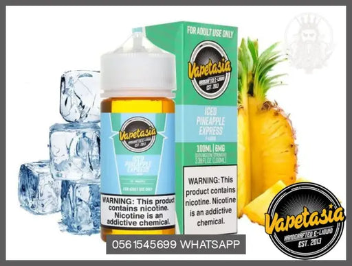 Vapetasia Iced Pineapple Express 100Ml E - Liquid