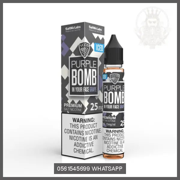 VGOD Iced Purple Bomb SaltNic 30ML OV Store Arab Emirates  VGOD