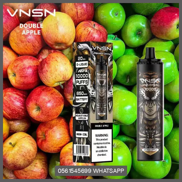 Vnsn Quake Disposable 10000 Puffs Double Apple / 1 Device Disposable