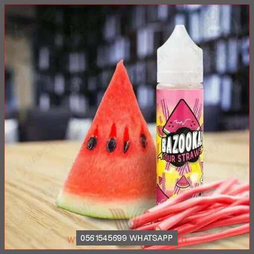 Watermelon Sour Straws by Bazooka 60ML OV Store Arab Emirates  Bazooka